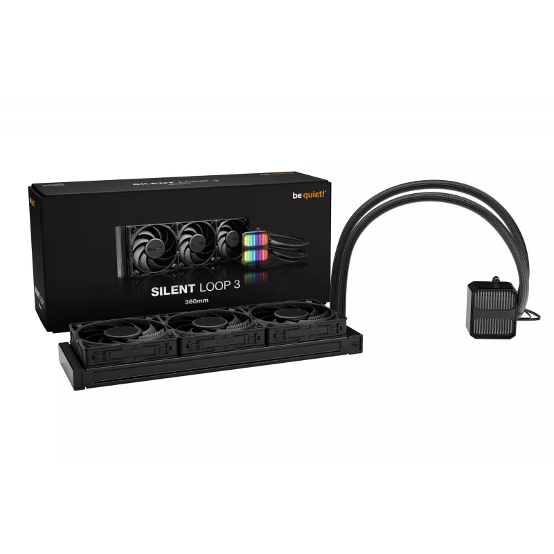 be quiet! Silent Loop 3 360 mm refrigerador líquido all-in-one para processador 12 cm preto 1 unid.