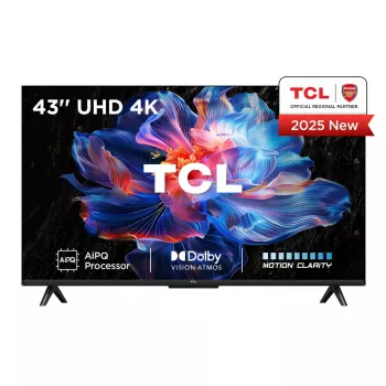 Televisor TCL V6C 43 polegadas 4K Ultra HD DLED, Direct-LED, Google TV, HDR10+, 3840×2160, 60Hz, 20W