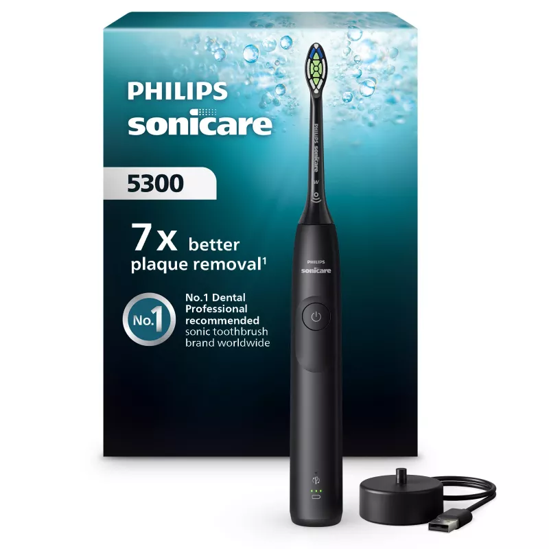 Escova de dentes elétrica sónica recarregável Philips Sonicare 5300 series Series 5300 HX7101/01