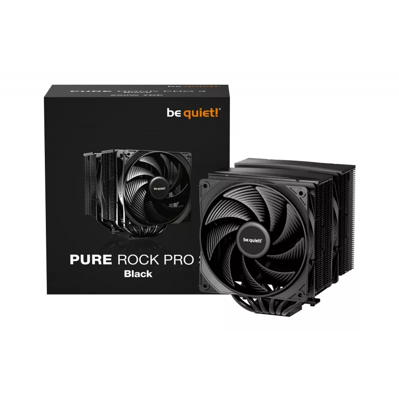 Cooler de CPU a ar be quiet! Pure Rock Pro 3 preto 12 cm 1 peça