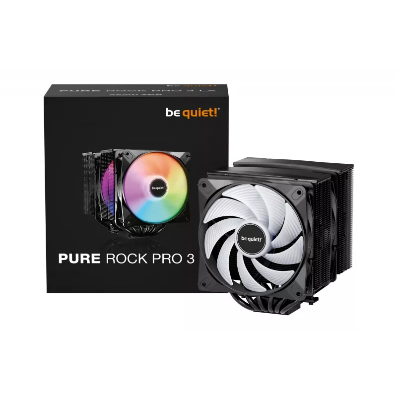 Cooler de CPU be quiet! Pure Rock Pro 3 LX preto 12 cm 1 unidade