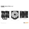 Cooler de CPU be quiet! Pure Rock Pro 3 LX preto 12 cm 1 unidade
