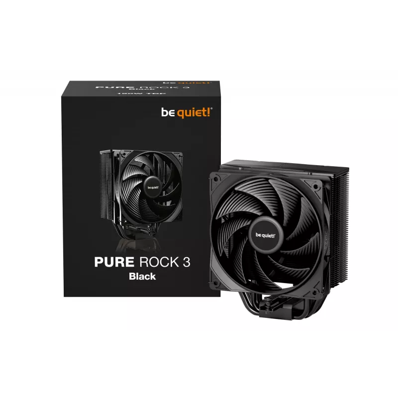 Dissipador de CPU be quiet! Pure Rock 3 Preto 12 cm 1 unid.