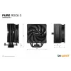 Dissipador de CPU be quiet! Pure Rock 3 Preto 12 cm 1 unid.