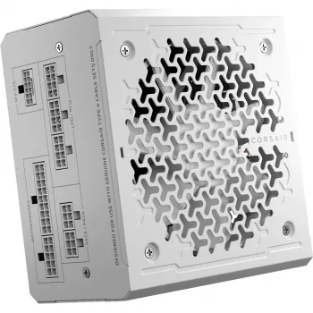 Fonte de alimentação CORSAIR - Rme SeriesT Rm750e - totalmente modular, silenciosa ATX - branca