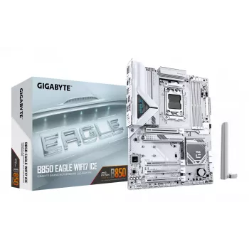 Placa-mãe GIGABYTE B850 EAGLE WIFI7 ICE, AMD B850, Socket AM5, ATX