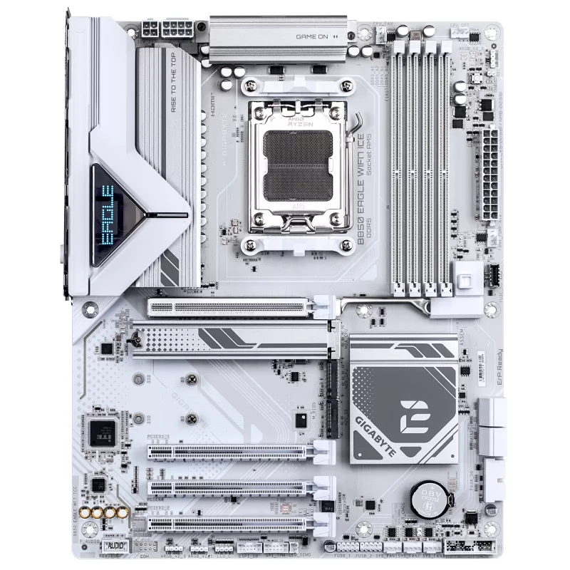 Placa-mãe GIGABYTE B850 EAGLE WIFI7 ICE, AMD B850, Socket AM5, ATX