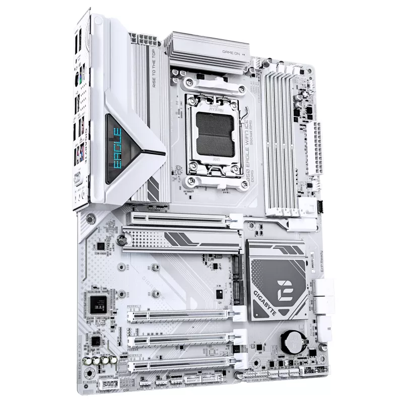 Placa-mãe GIGABYTE B850 EAGLE WIFI7 ICE, AMD B850, Socket AM5, ATX
