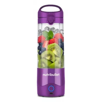 Misturadora portátil NUTRIBULLET Portable 0.475 L — roxa, bateria de 2000 mAh, recipiente Tritan