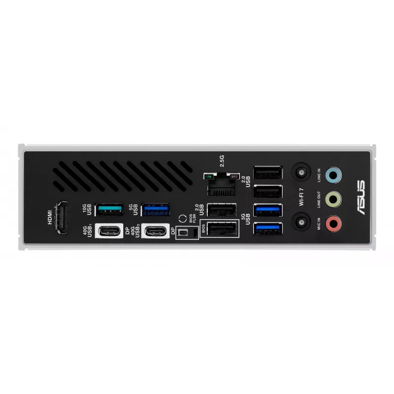 Placa-mãe ASUS X870 MAX GAMING WIFI7 ATX — AMD X870, Socket AM5, DDR5, 4 DIMM, 256 GB, Wi‑Fi 7, Bluetooth 5.4, 3 M.2, 2x USB4 Gen3x2