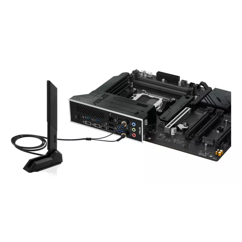 Placa-mãe ASUS X870 MAX GAMING WIFI7 ATX — AMD X870, Socket AM5, DDR5, 4 DIMM, 256 GB, Wi‑Fi 7, Bluetooth 5.4, 3 M.2, 2x USB4 Gen3x2