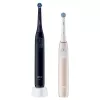 Escova de dentes elétrica Oral-B iO Series 2 Duo preta rosa recarregável com sensor de pressão inteligente