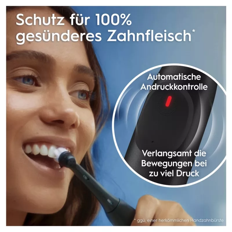 Escova de dentes elétrica Oral-B iO Series 2 Duo preta rosa recarregável com sensor de pressão inteligente