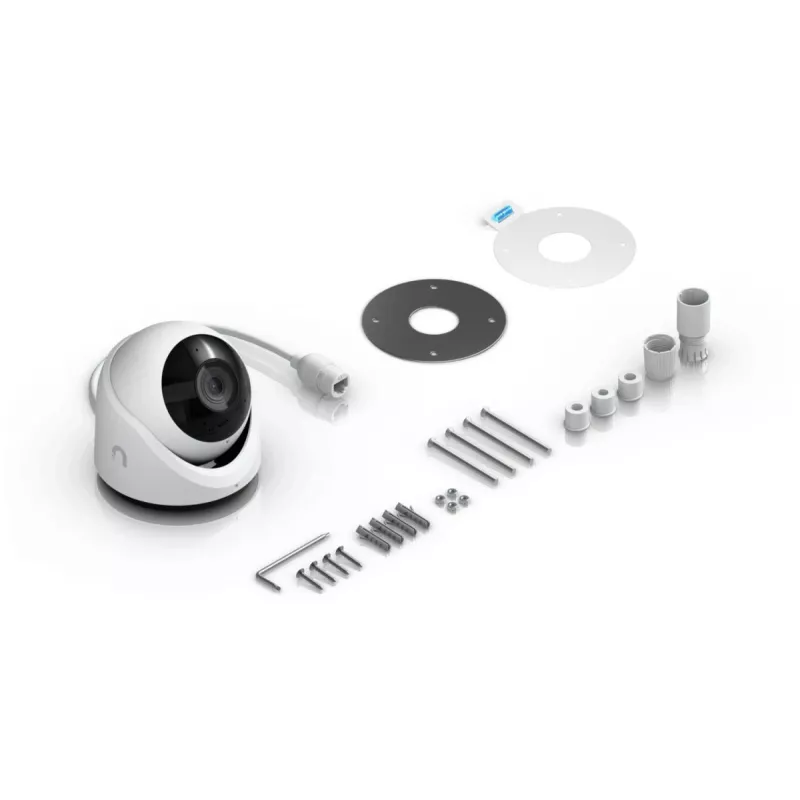 Câmara de vigilância IP UBIQUITI G6 Turret — 8 MP (3864×2160), PoE, IP66, 30 fps, 134,1° diagonal, visão noturna 30 m