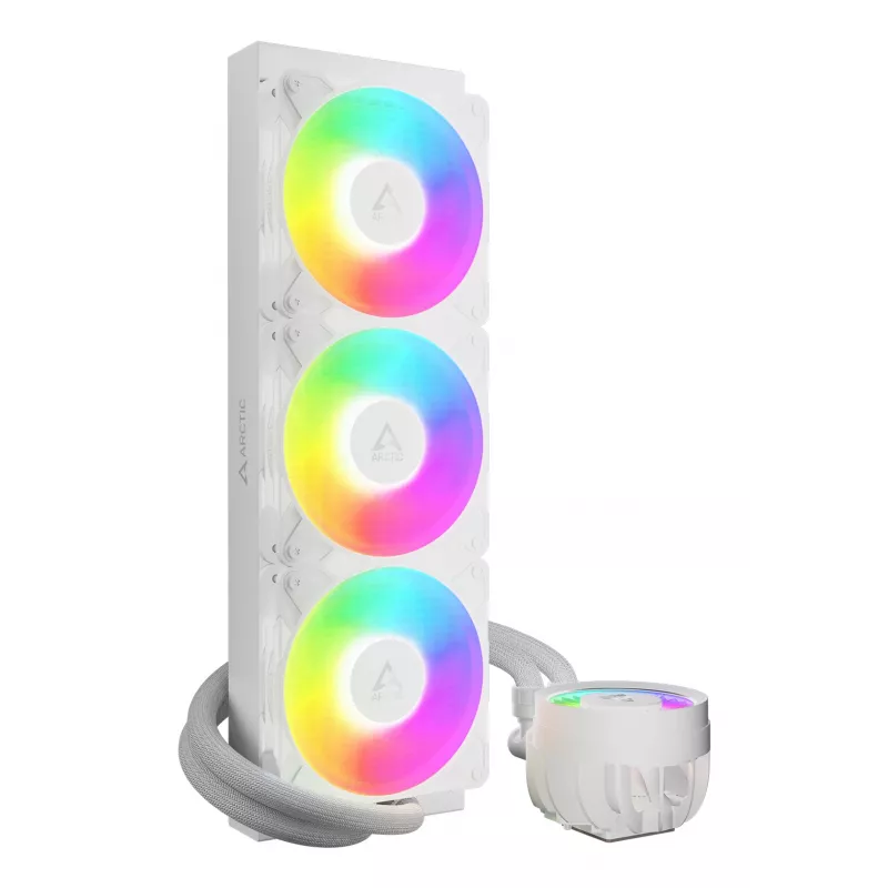 ARCTIC Liquid Freezer III Pro 360 A-RGB (branco) - Cooler líquido all-in-one multicompatível para CPU com A-RGB