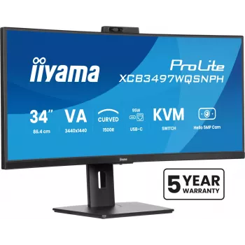 Monitor iiyama ProLite XCB3497WQSNPH-B1 86,4 cm (34
