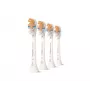 Cabeças de escova de dentes de substituição originais Philips A3 Premium All-in-One HX9094/87, branco, 4 unidades