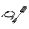 Club 3D CSV-7330 adaptador hub MST de DisplayPort 2.1 para 3x HDMI 2.1, 8K60Hz, 4K120Hz, 13,5 Gbps, HDR, HDCP 2.3, preto