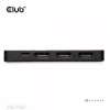 Club 3D CSV-7330 adaptador hub MST de DisplayPort 2.1 para 3x HDMI 2.1, 8K60Hz, 4K120Hz, 13,5 Gbps, HDR, HDCP 2.3, preto