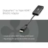 Club 3D CSV-7330 adaptador hub MST de DisplayPort 2.1 para 3x HDMI 2.1, 8K60Hz, 4K120Hz, 13,5 Gbps, HDR, HDCP 2.3, preto