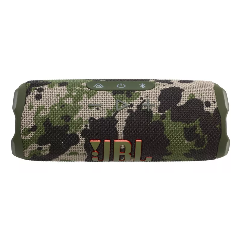 JBL Flip 7 (JBLFLIP7SQUAD) coluna Bluetooth portátil, Bluetooth 5.4, IP68, 4800 mAh, Squad caqui camuflado