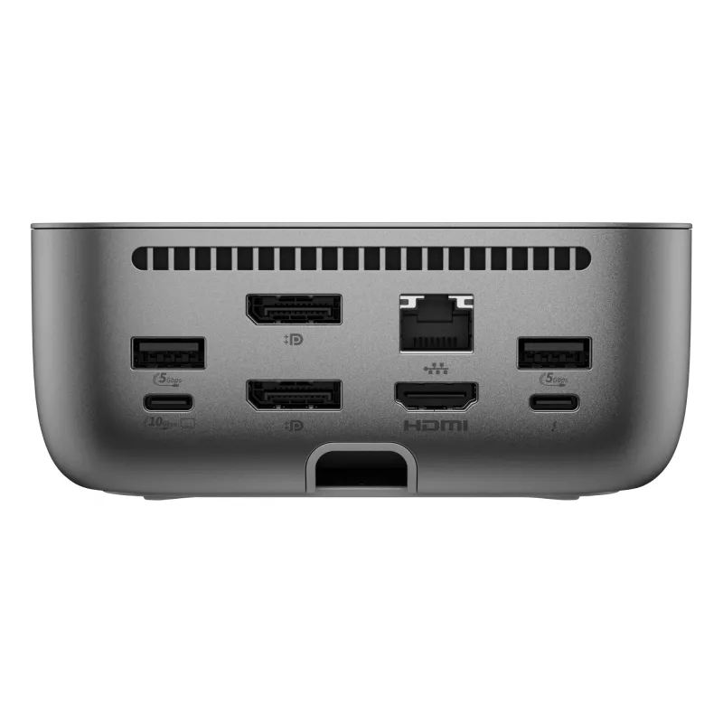 Dock HP Thunderbolt 4 Ultra 180W G6, com fios, Thunderbolt 4, 180 W, 10,100,1000,2500 Mbit/s, Cinzento, 8K Ultra HD