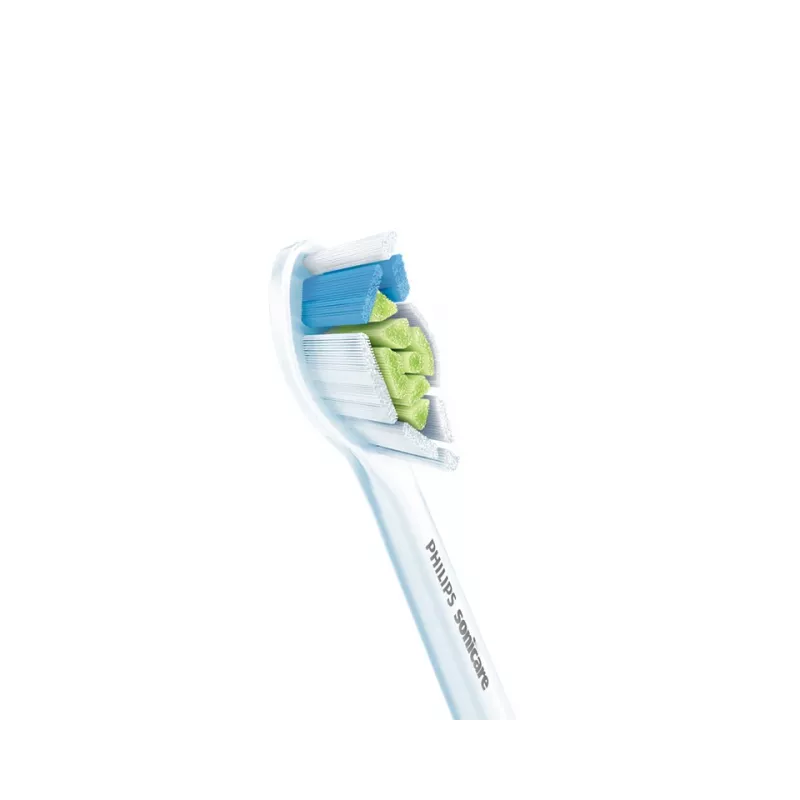 Cabeças de escova de dentes Philips HX6064/87 Optimal White — 4 peças, branco, cerdas médias