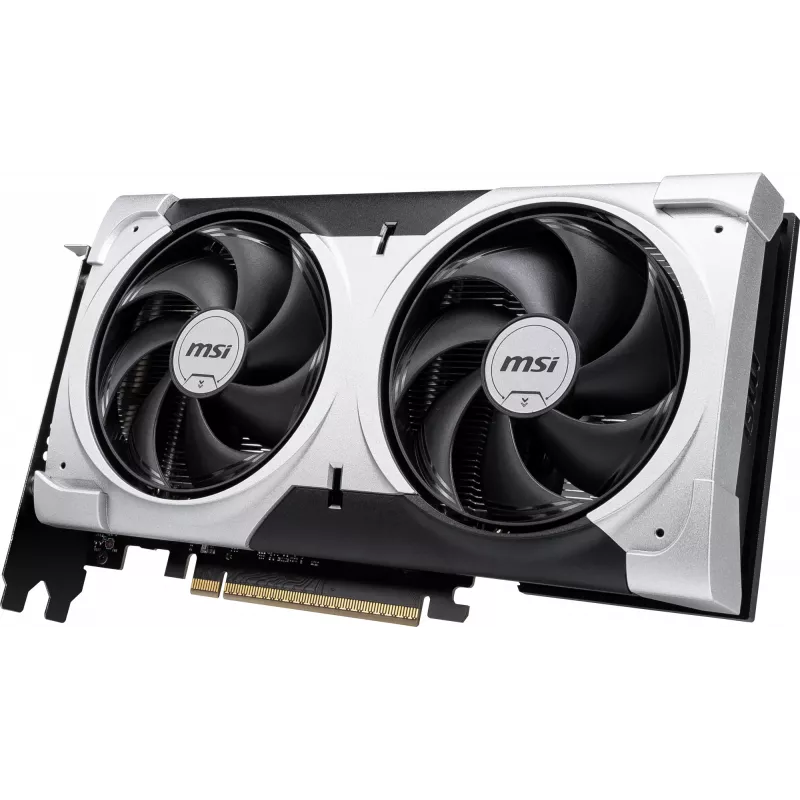 Placa gráfica MSI GeForce RTX 5060 Ti 8 GB GDDR7, PCIe 5.0, 4608 CUDA, 2602 MHz Boost, 128 bits, 2 ventoinhas, 180 W