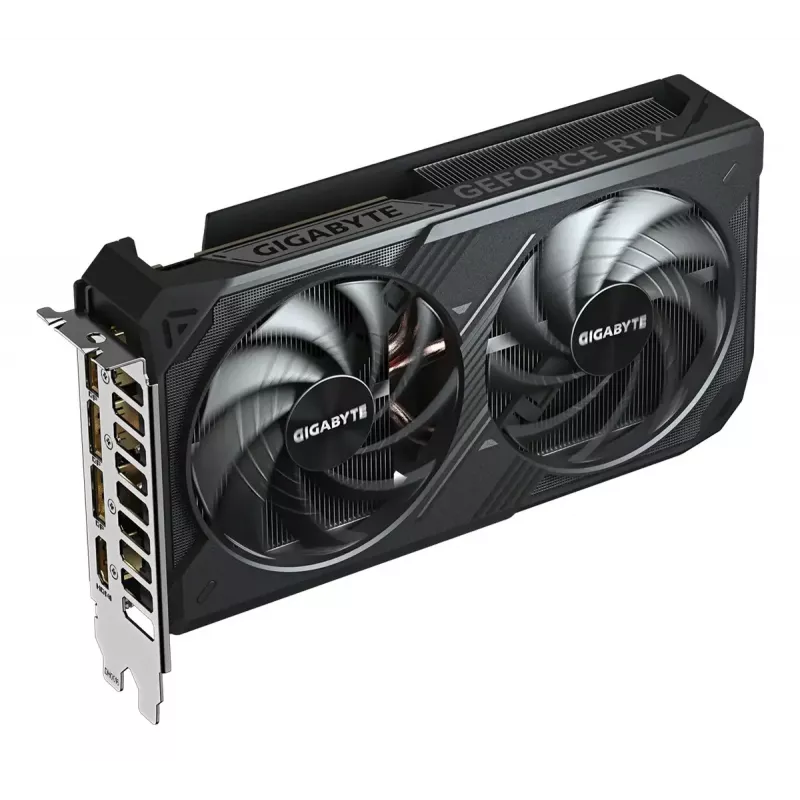 Placa gráfica GIGABYTE GeForce RTX 5060 Ti — 8 GB GDDR7, 128-Bit, PCIe 5.0, arrefecimento WINDFORCE 2X
