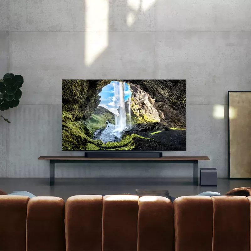 Soundbar Samsung HW-Q990F 11.1.4 canais, 756 W, preto, subwoofer sem fios, HDMI, Wi‑Fi