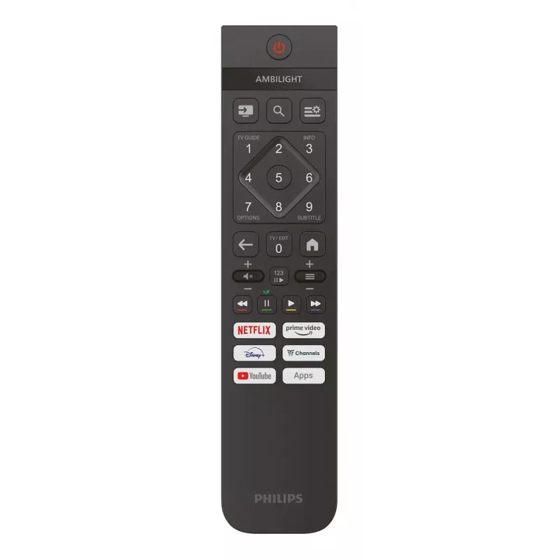 Philips 55PUS7810/12 Smart TV QLED de 55 polegadas 4K Ultra HD, 3840x2160, HDR10+, Titan OS, 3x HDMI, DVB-T2/C/S2, Wi-Fi, Bluetooth, preto