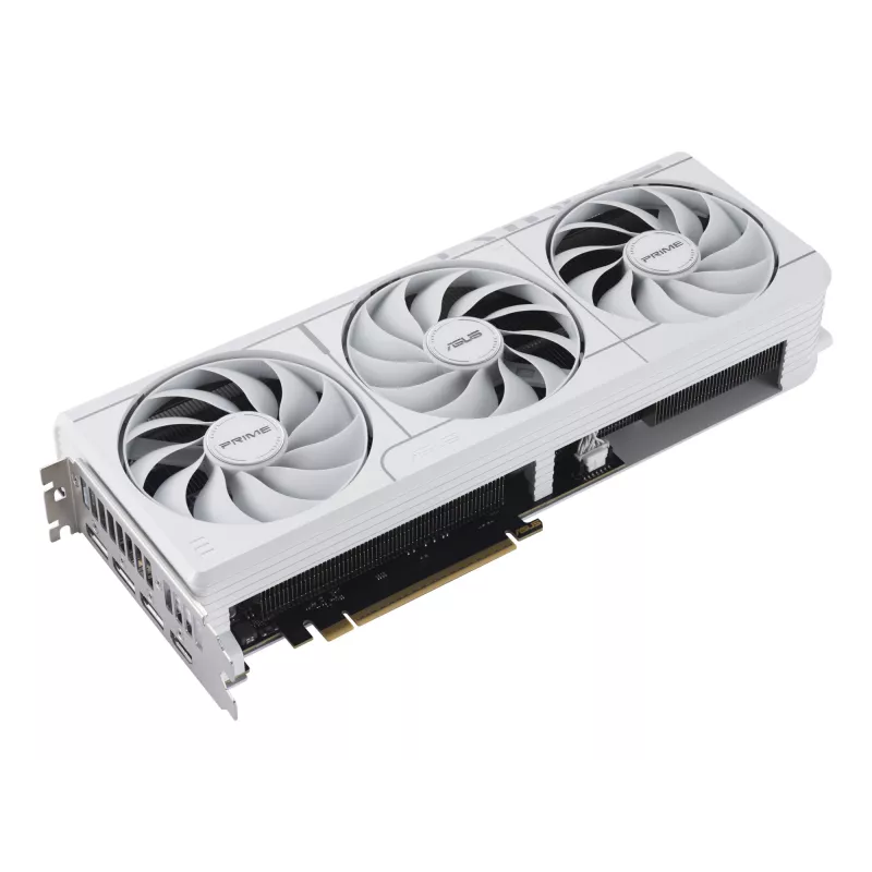Placa gráfica ASUS GeForce RTX 5070 12 GB GDDR7, PCIe 5.0, 192-Bit, branco, 3 ventoinhas