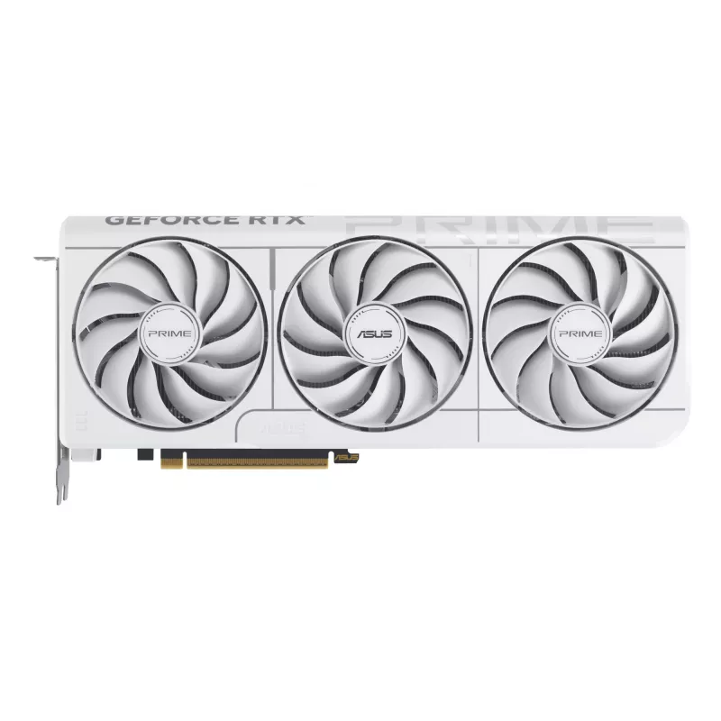 Placa gráfica ASUS GeForce RTX 5070 12 GB GDDR7, PCIe 5.0, 192-Bit, branco, 3 ventoinhas