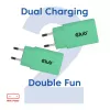 Carregador USB-C pack de 2 30W da club 3d — dois adaptadores de alimentação USB-C de 30W