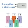 Carregador USB‑C pack de 2 CLUB3D CAC-3020, 30 W no total, branco