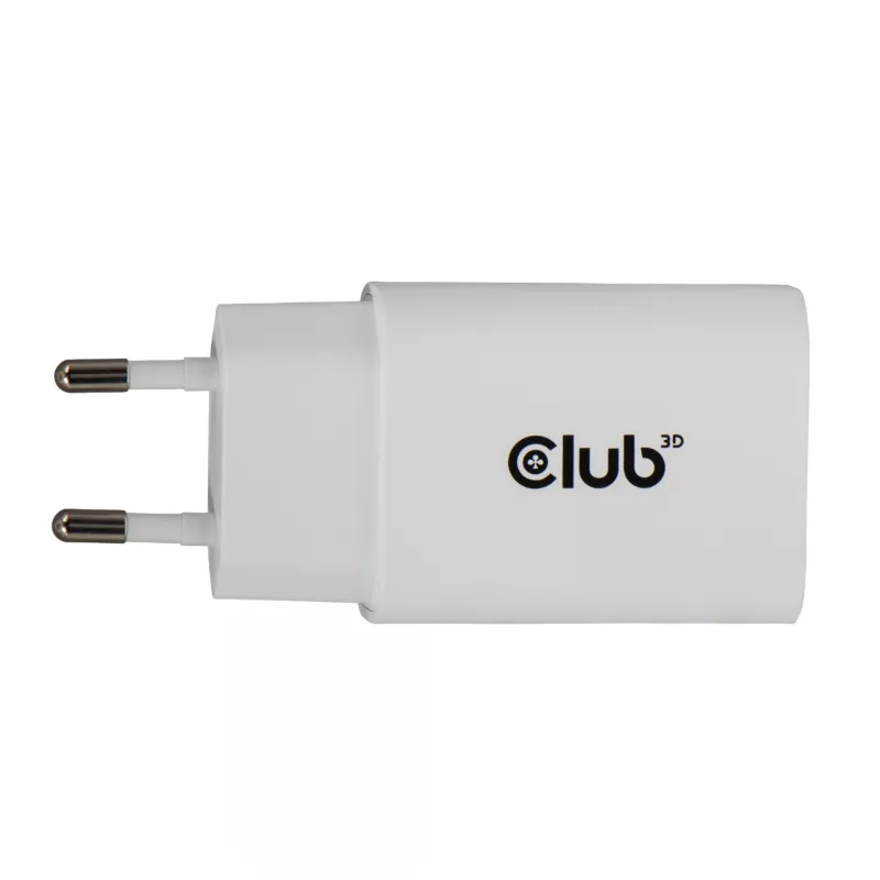 Carregador USB‑C pack de 2 CLUB3D CAC-3020, 30 W no total, branco