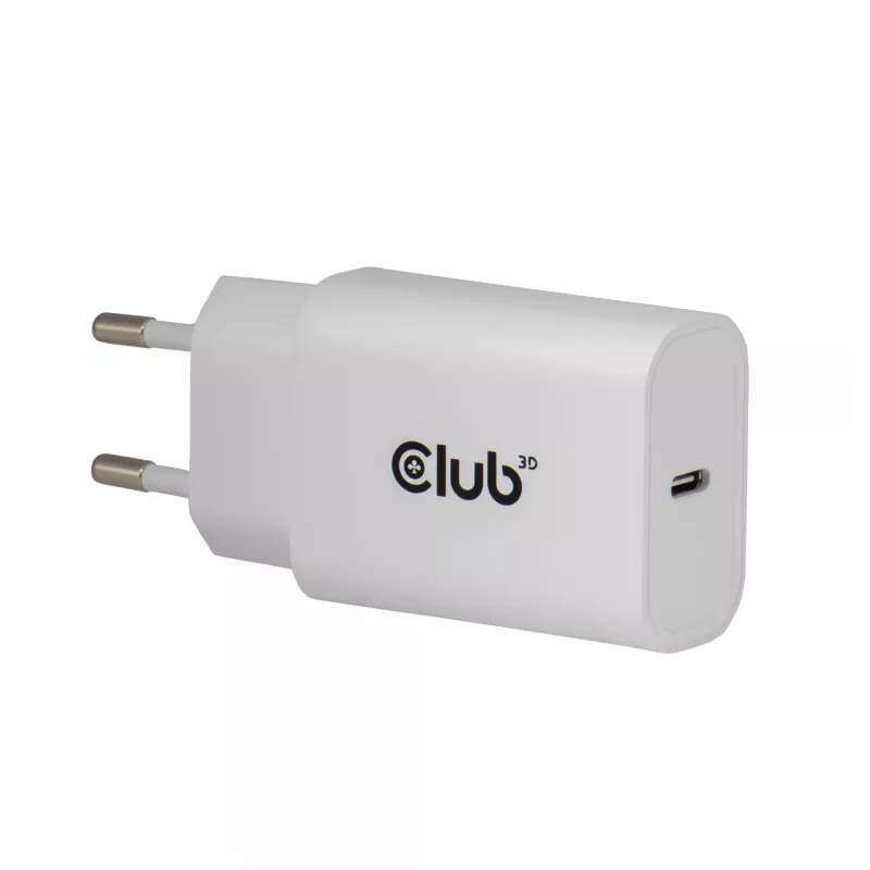 Carregador USB‑C pack de 2 CLUB3D CAC-3020, 30 W no total, branco