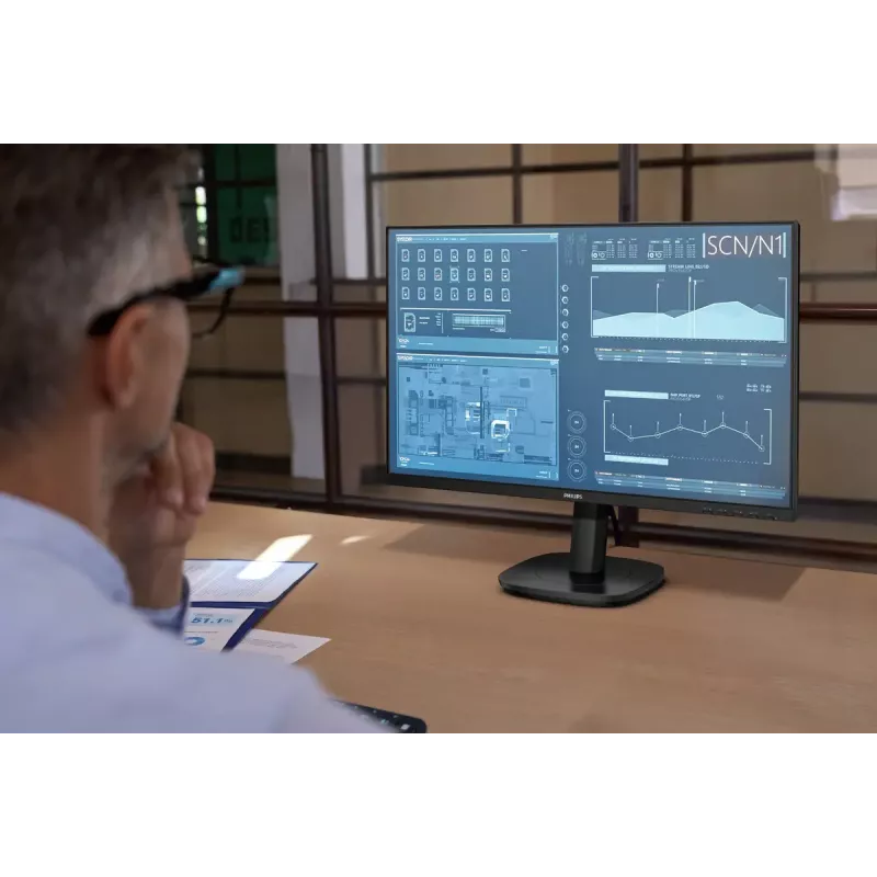 Monitor Philips 3000 series 27B2U3601/00 68,6 cm (27 polegadas) 2560 x 1440 píxeis Quad HD LCD preto