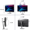 Monitor Philips 4000 series 27B2N4500/00 68,6 cm (27 polegadas) 2560 x 1440 píxeis Quad HD LCD cinzento