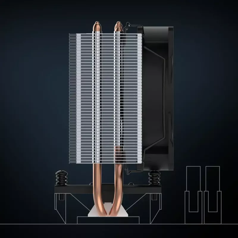 ARCTIC Freezer 8i arrefecedor compacto para CPU Intel ventoinha de 10 cm