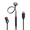 Headset JBL Tune 310C com fios intra-auriculares chamadas/música USB-C preto