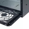 Rack de servidor Silverstone RM52 preto ATX SFX 440x550x220mm