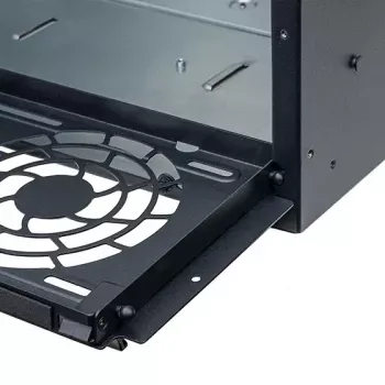Rack de servidor Silverstone RM52 preto ATX SFX 440x550x220mm