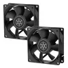 Rack de servidor Silverstone RM52 preto ATX SFX 440x550x220mm