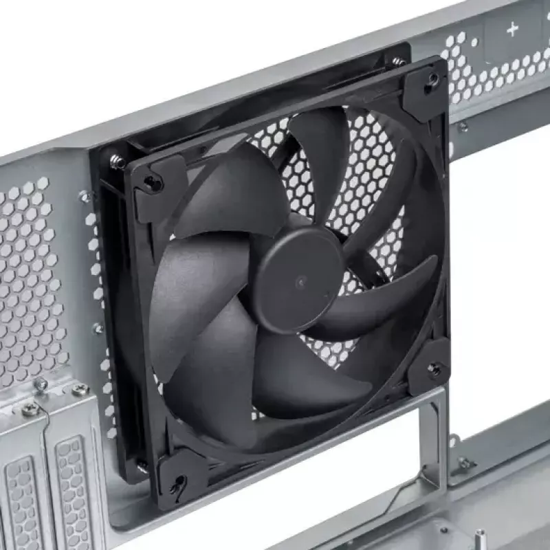 Rack de servidor Silverstone RM52 preto ATX SFX 440x550x220mm