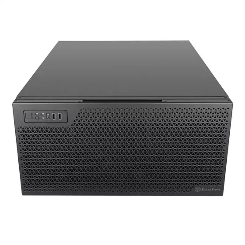 Rack de servidor Silverstone RM52 preto ATX SFX 440x550x220mm