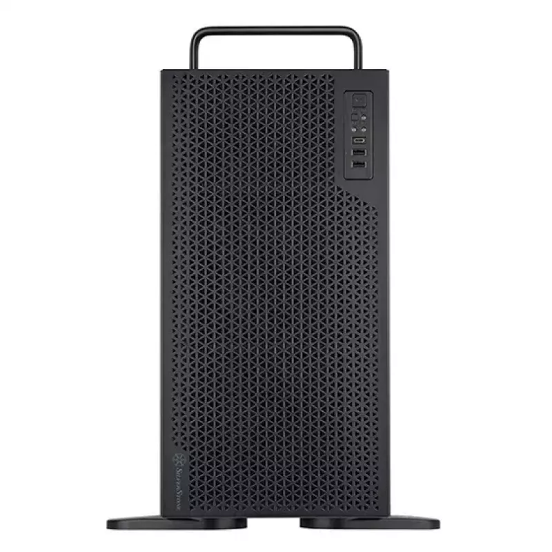 Rack de servidor Silverstone RM52 preto ATX SFX 440x550x220mm