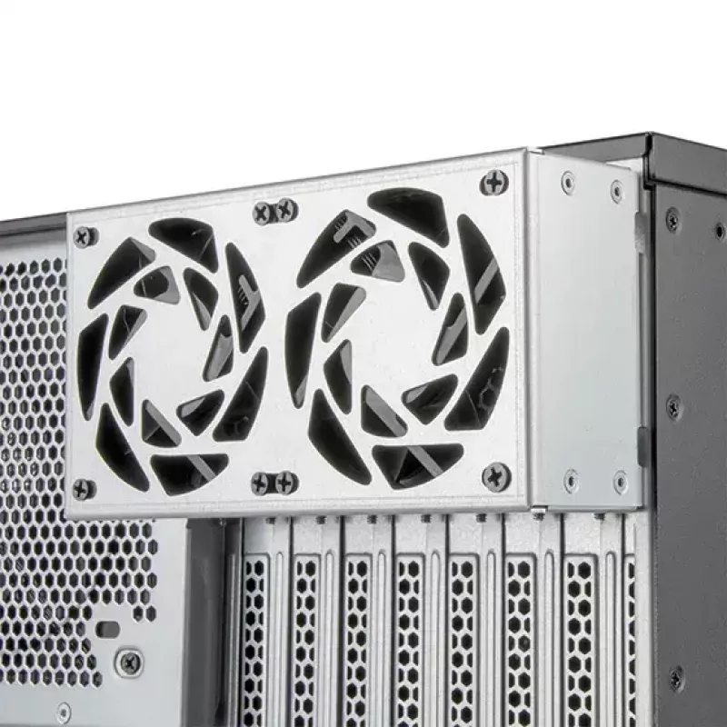 Rack de servidor Silverstone RM52 preto ATX SFX 440x550x220mm