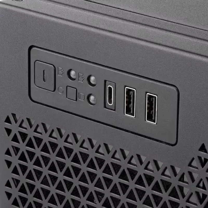 Rack de servidor Silverstone RM52 preto ATX SFX 440x550x220mm