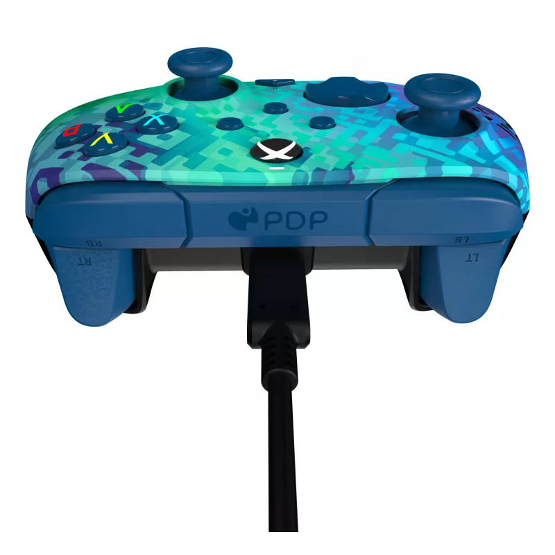 “PDP Rematch Advanced” preto, verde USB comando de jogos analógico / digital PC, Xbox One, Xbox Series S, Xbox Series X